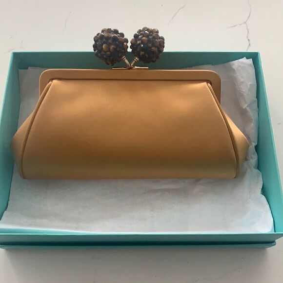Tiffany & Co. Morgan Clutch - Gold - New - Picture 2 of 14
